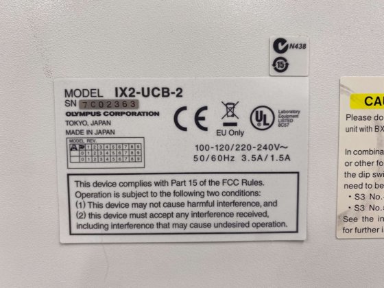 Olympus IX2-UCB-2 Microscope Controller