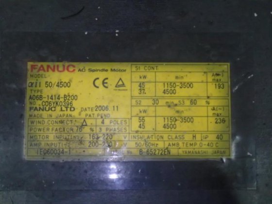 2016 ファナック αiI 50/4500