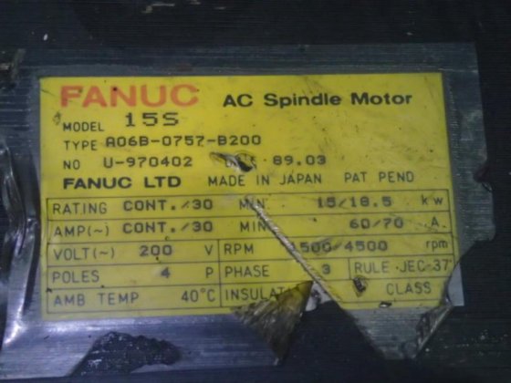 1989 ファナック 15Ｓ