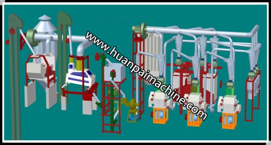 日处理10吨玉米制粉成套设备