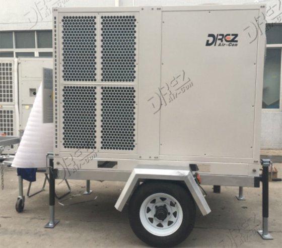 10HP 29KW Trailer Mounted Air Conditioner Easy Transporting Cooling ...