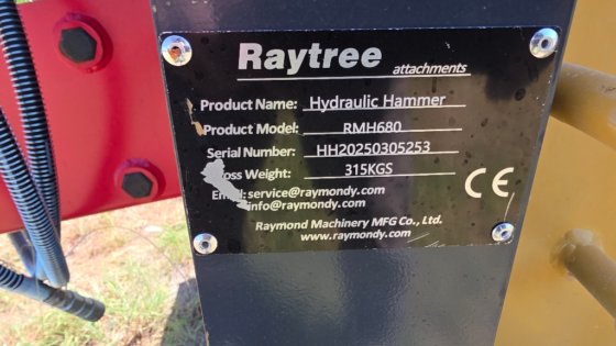 2025 Raytree RMH680 混凝土破碎机 风镐
