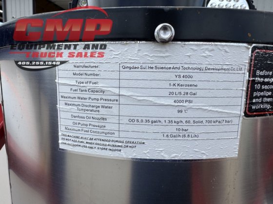 2025 双 A 热水高压清洗拖车