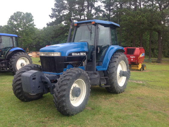 1997 New Holland 8670 in