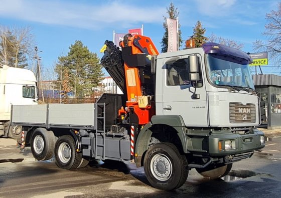 02 Man 28 460 6x4 Palfinger Pk E Hds Crane In Starachowice Poland