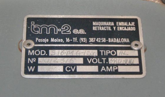 IM2 Sigma 1200. 種類 AL