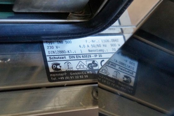MEMMERT INB 500