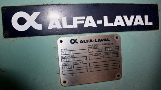 1981 ALFA-LAVAL P31-HX