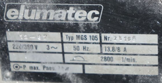 ELUMATEC MGS 105