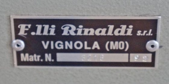 CALENZANO / RINALDI 开槽机