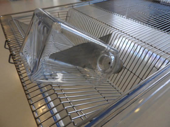 透明笼子，带不锈钢网格盖