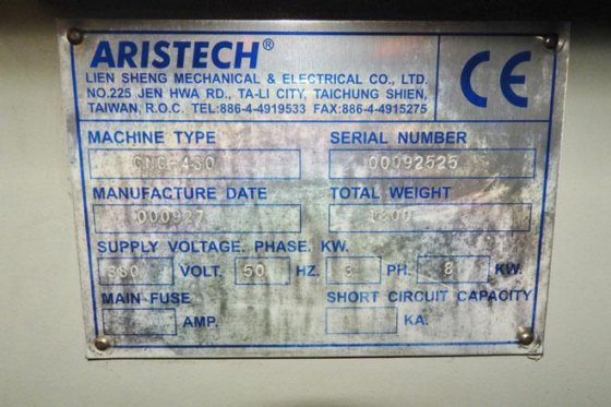 2000 ARISTECH CNC 430