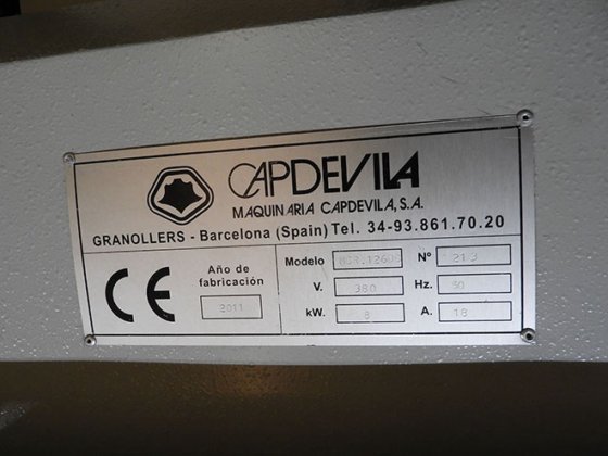 2011 CAPDEVILA MCR-126DC