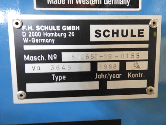 1988 SCHULE VA3645