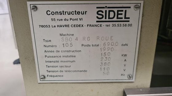SIDEL SB4 RG ROUE