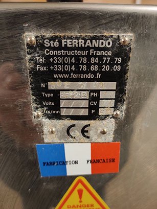 STÉ FERRANDO EFP 215L