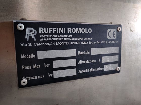 RUFFINI ROMOLO 捏合搅拌机