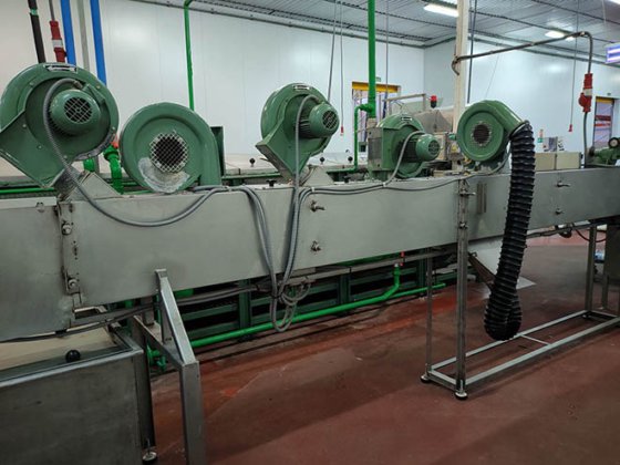 洗濯・乾燥トンネル