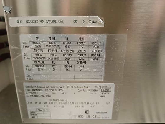 2017 ELECTROLUX E9BSGHDRF0