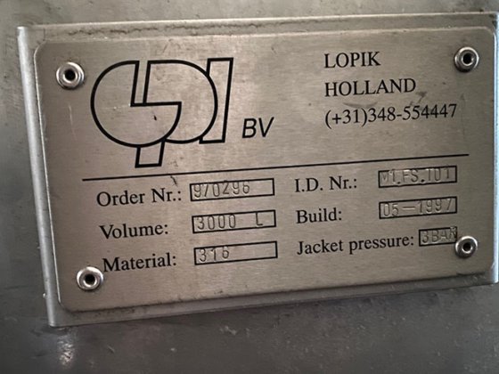 1997 LOPIK 不锈钢水箱