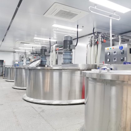双层夹套加热式 CE 认证全自动洗发水混合液乳化罐机械