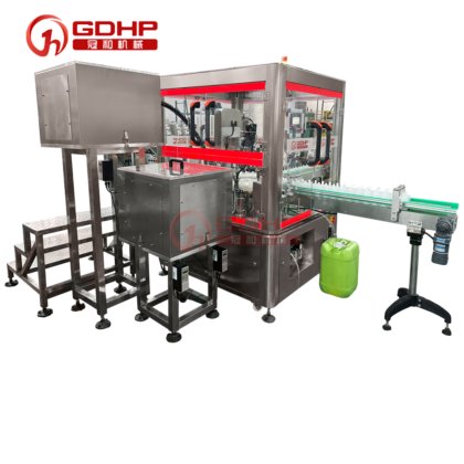 定制电动旋转自动身体乳液灌装旋盖机气动甘油水一体化解决方案