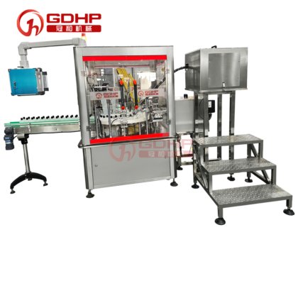 定制电动旋转自动身体乳液灌装旋盖机气动甘油水一体化解决方案