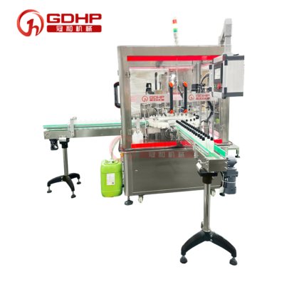 定制电动旋转自动身体乳液灌装旋盖机气动甘油水一体化解决方案