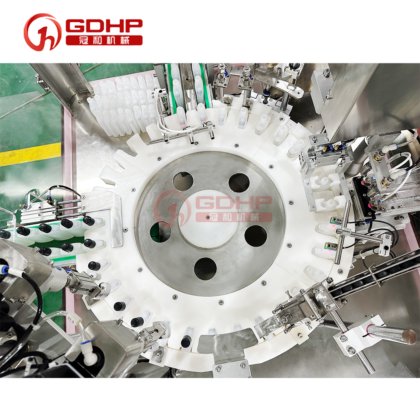 定制电动旋转自动身体乳液灌装旋盖机气动甘油水一体化解决方案