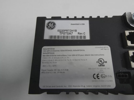 General Electric Ge IS220PRTDH1B Mark