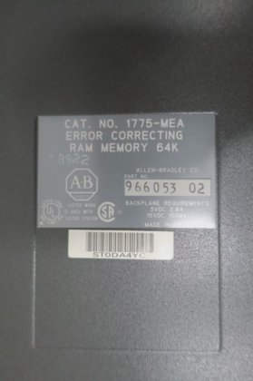 Allen Bradley 1775-MEA Error Correcting