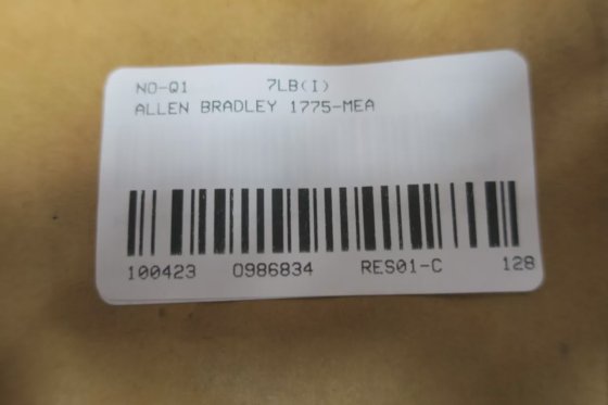 Allen Bradley 1775-MEA Error Correcting