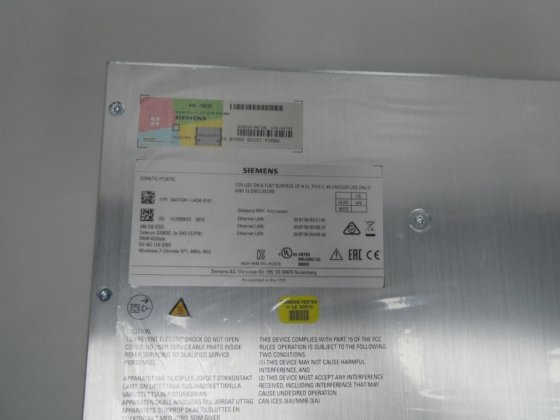 Siemens 6AV7241-1JA34-0FA1 Simatic Ipc477e Computing
