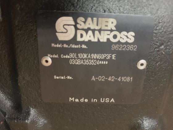 Sauer-danfoss 90L100KA1NN60P3F1E03GBA353524 Axial Piston Pump
