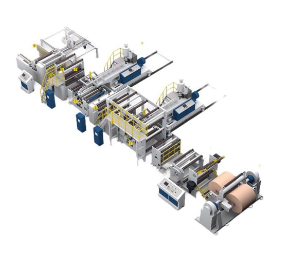 建大 GIII 转塔串联挤出复合机