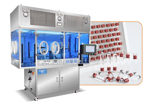 胰岛素卡式瓶巢盒式预灌封注射器五头灌装机