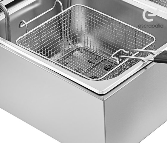 二槽式ステンレス製工業用フライヤー（新品）