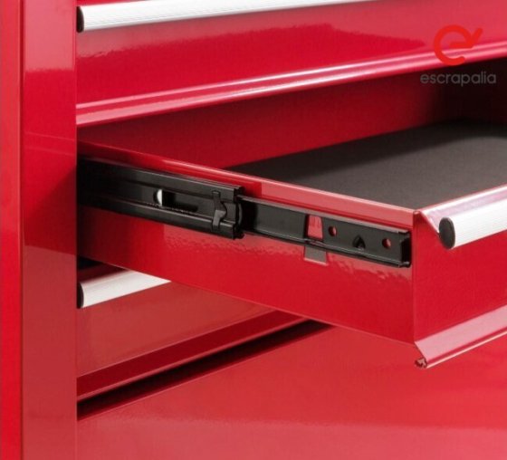 車輪と工具が付属した5段メタル・トロリー（新品）