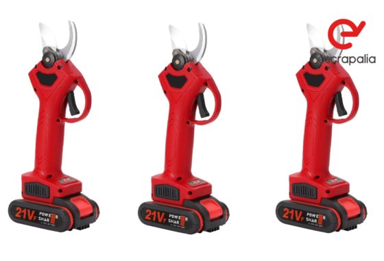 電動剪定鋏 3本セット(電池、充電器、ケース付き)(新品)