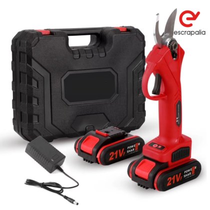 电动修枝剪三件套，含电池、充电器和盒子（新品）