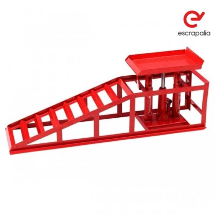 油圧リフト付き金属製カースロープ2台ロット（新品）