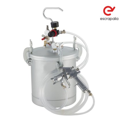 带 10 升压力罐和喷枪的喷漆设备（新）
