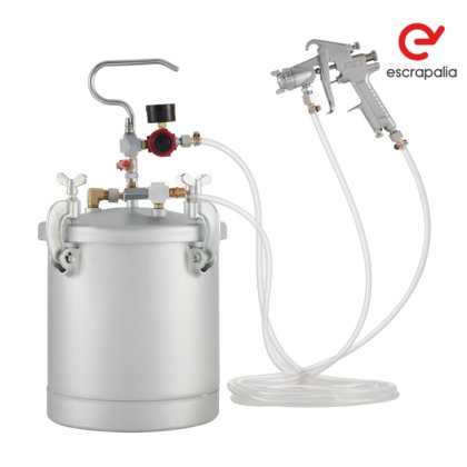 带 10 升压力罐和喷枪的喷漆设备（新）