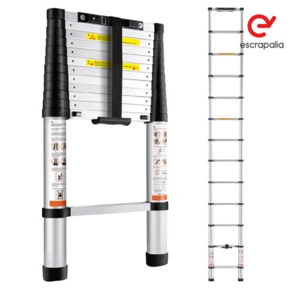 3.75 米便携式折叠铝制伸缩梯（新）