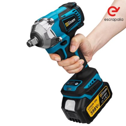 电池供电冲击扳手，带电钻和螺丝刀功能（新）