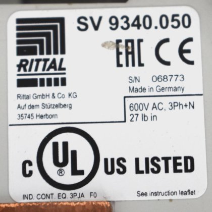 Rittal Busbar Assembly 63" +