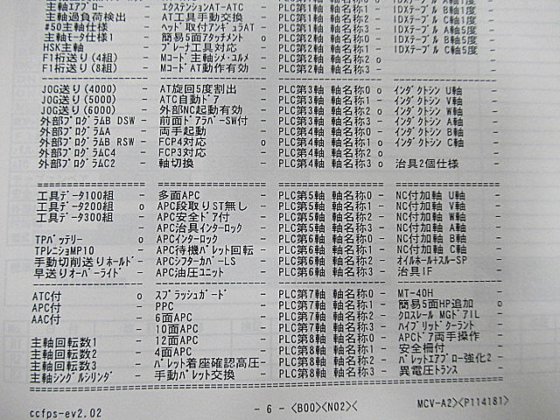 2005 オークマ MCV-AⅡ 20×30