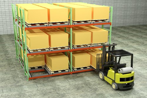 Push Back Pallet Racks CAD Layouts in East Providence, RI, USA