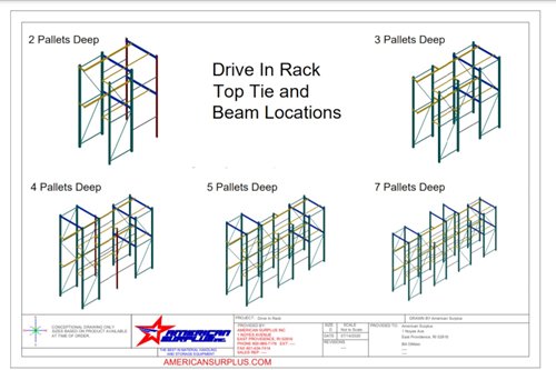 Cab Rack Drawing Drive In Rack CAD Layouts in East Providence, RI, USA
