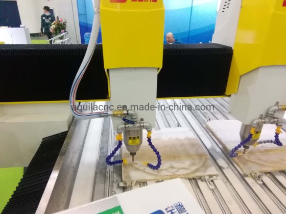 Bd1825A Double Spindle Stone CNC